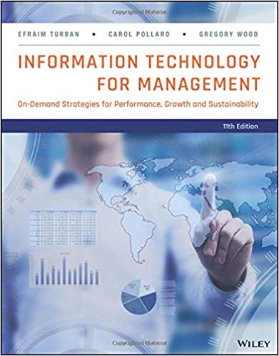 Information Technology for Management On-Demand Strategies for Performance, Growth and Sustainability (11th Edition) - Epub + Converted pdf
